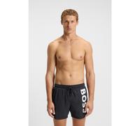 BOSS Boxer da mare con logo stampato verticale - Style Octopus, 50514502 Nero XXL