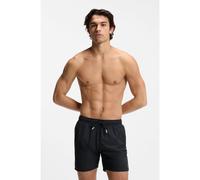 BOSS Boxer da mare con righe tipiche del marchio e logo - Style Iconic, 50491594 Nero M