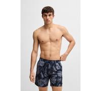 BOSS Boxer da mare con stampa floreale e riga laterale - Style Alain, 50540089 Blu scuro M