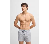 BOSS Boxer da mare in tessuto seersucker a righe - Style Velvetfish, 50540042 Blu scuro L