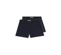 BOSS Boxer da uomo confezione da 2 blu scuro blu | S