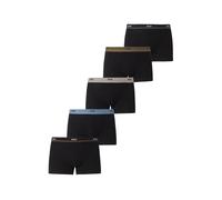 BOSS Boxer in cotone elasticizzato con elastico in vita con logo in confezione da cinque - Style Trunk 5P Essential, 50531660 Nero L