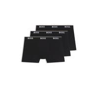 BOSS Boxer in confezione da tre - Style BoxerBr 3P Power, 50475282 Nero XS