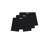 BOSS Boxer in cotone elasticizzato con logo in confezione da tre - Style BoxerBr 3P BOSS ONE, 50544272 Nero XXXL