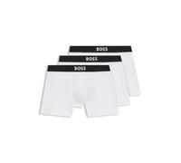 BOSS Boxer in cotone elasticizzato con logo in confezione da tre - Style BoxerBr 3P BOSS ONE, 50544272 Bianco 4XL
