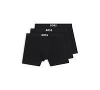 BOSS Boxer in cotone elasticizzato in confezione da tre - Style BoxerBr 3P BOSS ONE, 50544272 Nero 5XL