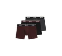 BOSS Boxer in cotone elasticizzato in confezione da tre - Style BoxerBr 3P Power, 50554694 Assorted-Pre-Pack 4XL