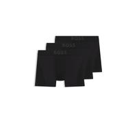 BOSS Boxer in microfibra elasticizzata in confezione da tre - Style BoxerBr 3P Active, 50517814 Nero M