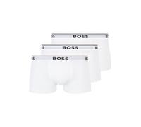 BOSS Trunk 3P Power Boxer Ai Pantaloncini, White 100, L Uomo