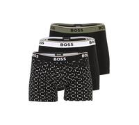 BOSS Boxer 'Power Des' oliva / nero / bianco Uomo BOSS XL