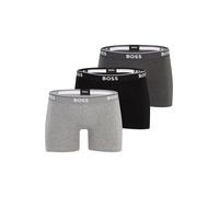 BOSS Boxer 'Power' grigio / grigio scuro / nero Uomo - Premium - Biancheria e abbigliamento da mare - Intimo - Mutande - Boxer attillati BOSS XL