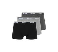 BOSS Boxer 'Power' grigio scuro / grigio sfumato / nero / bianco Uomo BOSS XL