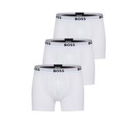 BOSS Boxer 'Power' marrone / grigio argento / nero / bianco, Taglia M