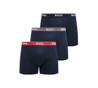 BOSS Boxer 'Power' navy / grigio scuro / rosso / bianco Uomo BOSS XL