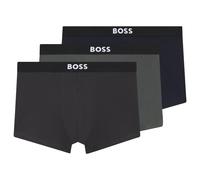 BOSS Boxer corti in cotone elasticizzato in confezione da tre - Style Trunk 3P BOSS ONE, 50544263 Nero / Grigio / Blu M