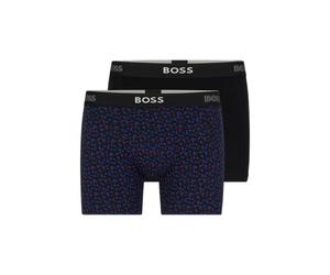 BOSS BoxerBr 2P Print G, Boxer Breve Uomo, Open Blue461,