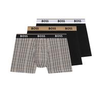 Boss - BoxerBr 3P Power - - Underwear - Uomo - Nero - 2XL
