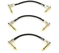 BOSS BPC-4-3 Stage e Studio Patch Cable, ausiliario - 4 pollici (3 pezzi)