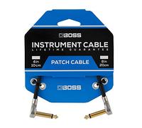 BOSS BPC-4 - 4in/10cm length - Space-saving pedal patch cable with slimline pancake plugs for pedalboards