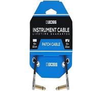 BOSS BPC-8 - 8in/20cm length - Space-saving pedal patch cable with slimline pancake plugs for pedalboards