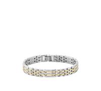 BOSS Bracciale bicolore con lavorazione a maglie multiple - Style WESLEY, HB1580813 Color argento pz.