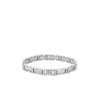BOSS Bracciale color argento con maglie a forma di H e chiusura con logo - Style NOLAN, HB1580792 Color argento pz.