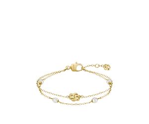 BOSS Bracciale multifilo color oro con monogramma Double B - Style DOUBLE B MIRELLE, HB1580808 Color oro pz.