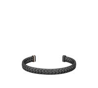 BOSS Bracciale nero con motivo a spina di pesce - Style TAILORED, HB1580673 Nero pz.
