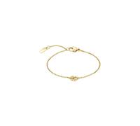 BOSS Jewelry Braccialetto da Donna Collezione DOUBLE B PETIT in Oro Giallo con un Charm Doppio B - 1580698