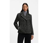 BOSS Caban regular fit in tessuto strutturato - Style Caraza2, 50571294 Grigio scuro 36