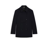 BOSS Caban slim fit in lana e cashmere - Style H-Hyde-Pcoat-254, 50551081 Blu scuro 50