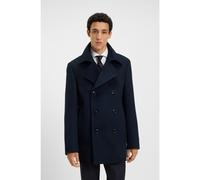 BOSS Caban slim fit in lana e cashmere - Style H-Hyde-Pcoat-254, 50551081 Blu scuro 98