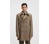 BOSS Caban slim fit in lana e cashmere - Style H-Hyde-Pcoat-254, 50551081 Marrone chiaro 98