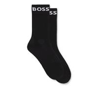 BOSS Calze a tre quarti in tessuto elasticizzato in confezione da due - Style 2P RS Sport CC, 50469747 Nero 39-42