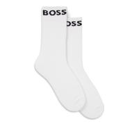BOSS Calze a tre quarti in tessuto elasticizzato in confezione da due - Style 2P RS Sport CC, 50469747 Bianco 43-46