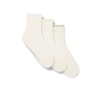 BOSS Calze ad altezza quarter con logo in confezione da tre - Style 3P QS Triplet CC W, 50570175 Colore neutro 39-42