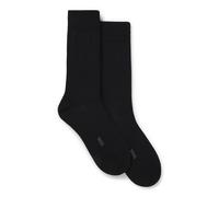 BOSS Calze ad altezza regolare con lavorazione a coste in confezione da due - Style 2P RS RIB Uni WO, 50568190 Nero 39-42