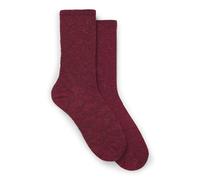 BOSS Calze ad altezza regolare in confezione da due - Style 2P RS 3D Knit CC W, 50546720 Rosso scuro 36-42