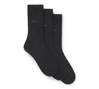 BOSS Calze ad altezza regolare in confezione da tre - Style 3P RS Uni CC, 50469839 Grigio scuro 43-46
