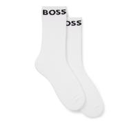 BOSS Calze ad altezza regolare in tessuto elasticizzato in confezione da due - Style 2P RS Sport CC, 50469747 Bianco 39-42