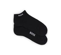 BOSS Calze alla caviglia in misto cotone in confezione da due - Style 2P AS Logo CC W, 50502054 Nero 35-38