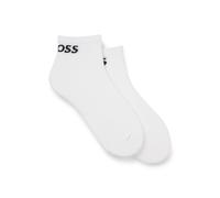 BOSS Calze alla caviglia in tessuto elasticizzato in confezione da due - Style 2P AS Sport CC, 50469859 Bianco 35-38
