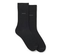 BOSS Calze business in morbido cotone compatto in confezione da due - Style 2P RS Uni CC, 50516616 Grigio scuro 39-42