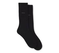 BOSS Calze business in morbido cotone compatto in confezione da due - Style 2P RS Uni CC, 50516616 Nero 39-42