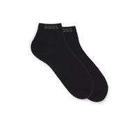BOSS Calze corte con logo sul bordo in confezione da due - Style 2P SH Uni CC, 50491208 Nero 39-42