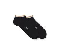 BOSS Calzini corti con righe tipiche del marchio sul bordo in confezione da due - Style 2P AS Uni stripe CC, 50491192 Nero 40-46