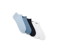 BOSS Calzini corti in misto cotone con logo in confezione da cinque - Style 5P AS Uni CC, 50493197 Bianco / Blu 39-42
