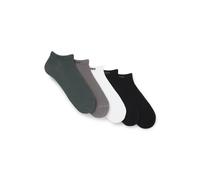 BOSS Calzini corti in misto cotone con logo in confezione da cinque - Style 5P AS Uni CC, 50493197 Bianco / Grigio / Nero 39-42