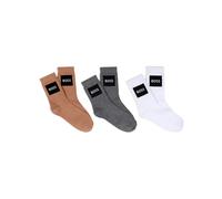 BOSS Calze logo in misto cotone per bambini in confezione da tre - Style J53152/10P27, J53152 Multicolore 27