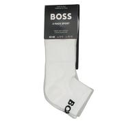 BOSS Calze alla caviglia in tessuto elasticizzato in confezione da due - Style 2P AS Sport CC, 50469859 Bianco 39-42